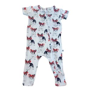 Little Bum Bums French Bulldog Romper| Frenchie| Size 6-9M